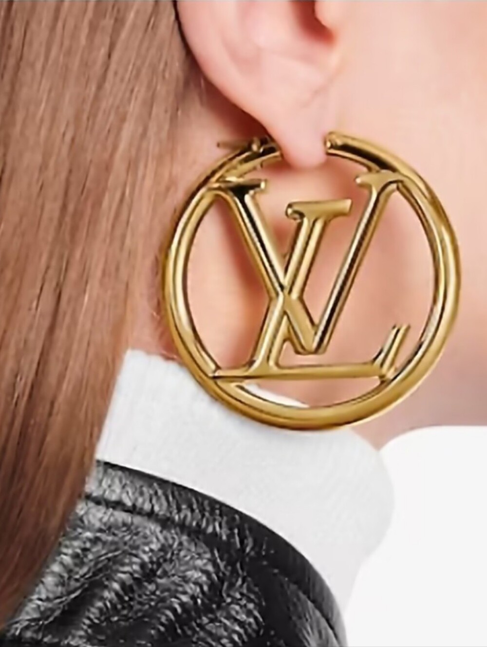 JUMBO Size Luxury Brand Hoop Earring In Gold Color Exact Match 🔥💥🫦💯🩷✨️👍.